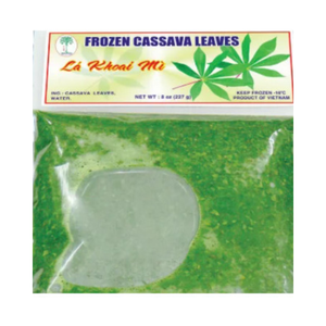 Feuilles de manioc surgelées/LQF, vertes naturelles, qualité alimentaire végétalienne, 99GD, origine Vietnam, Grade A, emballage sous vide, 10kg - Product Image 2