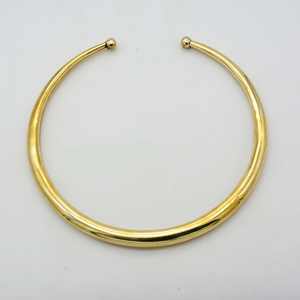 Collier ras du cou bohème en laiton doré ajustable Collier manchette en laiton éthéré pour les mariages Collier en or parfait Cadeau pour les épouses - Product Image 4