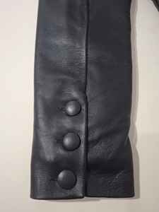 Vestes en cuir pour femmes de haute qualité, logo personnalisé, respirantes, coupe-vent, boutons embossés, réversibles, écologiques, fines, automne-hiver - Product Image 3