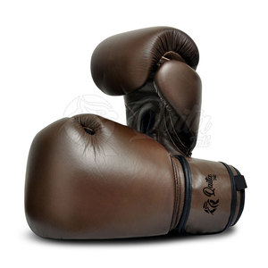 ถุงมือมวยหนังใส่สบายผลิตจากโรงงานสำหรับการฝึกออกกำลังกายและ MMA - Product Image 3