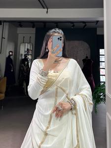 Venta caliente rayón puro con espejo y Gotta Patti Lehenga Choli exportador mundial mujer moda al precio más bajo - Product Image 5