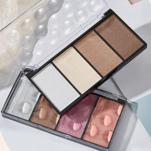 Polvo Contorneador, Rubor, Sombra de Ojos de Larga Duración, Rubor <span class=keywords><strong>Bronceador</strong></span> e Iluminadores, Paleta de Iluminador y Contorno Vegano - Product Image 6