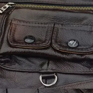 เสื้อแขนกุดหนังวัวแท้สำหรับผู้ชาย,เสื้อกั๊กหนังสำหรับขี่มอเตอร์ไซค์ผลิตจากโรงงาน OEM - Product Image 5