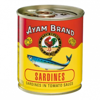 Kualitas Premium dari Sardin ikan kaleng dari Maroko, 125g Sardin dalam minyak sayuran, harga grosir