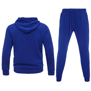 Ensemble de survêtement vintage en molleton pour homme, personnalisable avec logo, fermeture éclair, 100 % coton, séchage rapide, respirant et élastique - Product Image 2