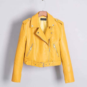 Nouvel arrivage de vestes en cuir véritable et PU à la mode pour femmes Nom de l'équipe de course personnalisé Prix économique pour quantité en vrac - Product Image 3