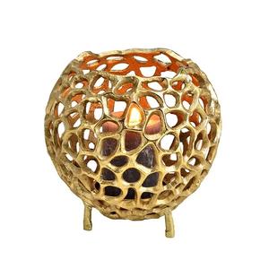 Customized Antique Metal Side Tabletop <b>Candlestick</b> Holder with Handmade Logo for Home & Hotel Festive Christmas Decor - Product Image 2