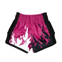 Shorts de Muay Thai Unisexe, Trunks d'Entraînement MMA Boxe, Logo Personnalisé, 100% Polyester Respirant et Durable, Marque Privée, Compétition, Soie