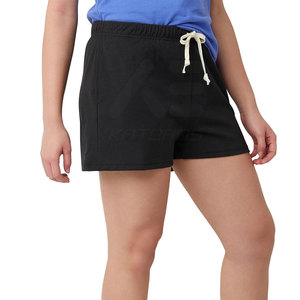Breathable Lightweight 100% Cotton Women's Shorts Casual Wear with Drawstring Closure and Mid Waist Customized Colors & Logo - Product Image 4