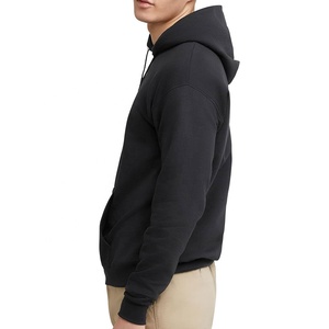 Haute qualité coton surdimensionné sweats à capuche unisexe poids lourd polaire goutte épaule plaine blanc personnalisé sweats à capuche pour homme 100% coton - Product Image 3