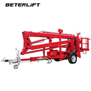 Constructiehoogwerker 10m 18m Telescopische Boomhoogwerker Aanhangwagen Hoogwerker Hoogwerkerplatform met CE-goedkeuring - Product Image 4