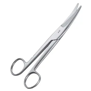 Wholesale New Surgical Professional Scissors 6" Operating Stainless Steel shears Dental Surgical Mayo Scissors Curved Blunt