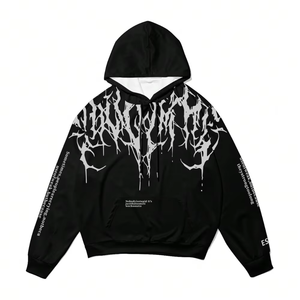 Sudadera con Capucha Extra Grande de Algodón Grueso de Nuevo Diseño 2025 para Hombre, Sudaderas Térmicas Personalizadas al por Mayor con Servicio OEM ODM - Product Image 1