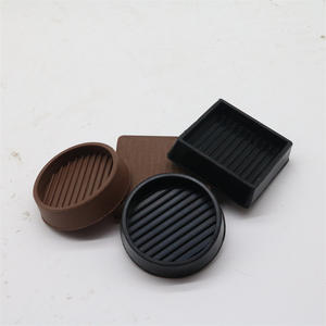 Anti-slip Anti-vibration Rubber Mats 2x3x4 Inches Square Round-Table <b>Sofa</b> Feet Protectors Chair Leg Pad Durable Custom Color GQK - Product Image 2