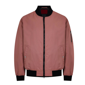 แจ็กเก็ตบอมเบอร์ผู้ชายสำหรับใส่ในชีวิตประจำวันระบายอากาศได้ดีกันรอยยับ - Product Image 1