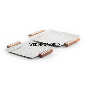 Plateau à chocolat en métal design Plateau à chocolat fait main de belle qualité Plateau à chocolat fantaisie élégant classique - Product Image 5