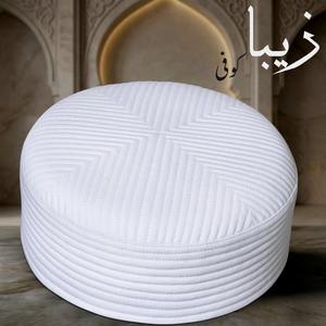 Bonnet de prière islamique Kufi personnalisé en gros, étiquette OEM, best-seller, design modeste Zeba, doux et doublure intérieure en polaire polyester - Product Image 2