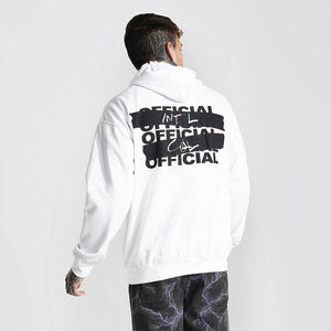 Streetwear personnalisé 2025 Vêtements Sports Fitness Basics, Pull à manches longues en coton mélangé Sweats à capuche imprimés en coton pour hommes - Product Image 4