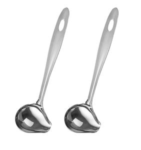 Cuillère de service en acier inoxydable sûre pour les aliments Cuisine élégante en acier miroir durable essentielle au prix de gros d'usine - Product Image 5