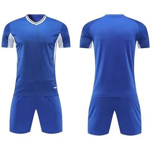 Vente en gros de maillot d'entraînement de football pour enfants personnalisable kit d'uniforme maillot de football respirant pour garçons équipe de grande taille - Product Image 5