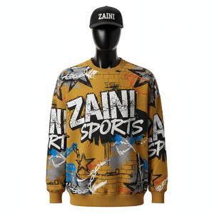 Sudadera Extra Grande para Hombre, Mezcla de Algodón de Primera Calidad, Felpa, Tejido Suave y Duradero, Estampado Multicolor, Logotipo Personalizado, Sudaderas Básicas - Product Image 6