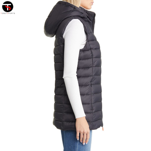 Veste manteau d'hiver brillant personnalisé de meilleure qualité pour hommes dernière conception gilet de mode promotionnel en coton vêtements d'extérieur gilet bouffant - Product Image 3
