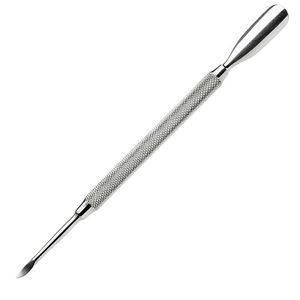 Double-Ended Stainless Steel Manicure & Nail Cleaning Tool Cuticle Pusher and Straight <b>Edge</b> <b>Cutter</b> - Product Image 4