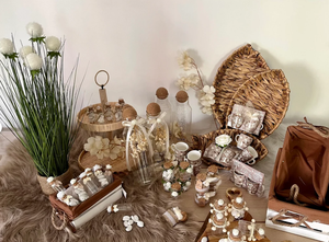 ชุดกล่องใส่ของตกแต่งบ้านพร้อมถาดสำหรับใส่ของตกแต่งบ้านชุดผักตบชวาสาน3แบบดั้งเดิมมีหลายขนาด - Product Image 3