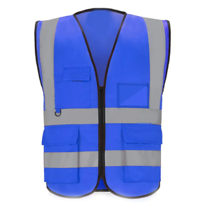 Biểu tượng tùy chỉnh phản quang vest an toàn vest áo khoác Dải cá nhân an ninh xây dựng khả năng hiển thị cao làm việc an toàn vải phản quang - Product Image 4