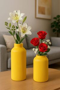 Jarrón de cerámica ecológico hecho de materiales de arcilla natural, jarrón de cerámica abstracto para espacios contemporáneos y artísticos, precio bajo - Product Image 4