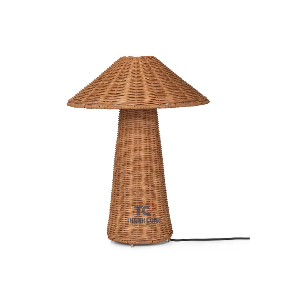 Melhor Venda Decorativa Desk Lamp Rattan De Madeira Desk Lamp Decorativa Home Table Lâmpadas