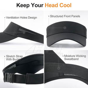 Casquette de soleil décontractée et tendance pour les voyages et la plage, visière confortable pour la randonnée et le camping - Product Image 5