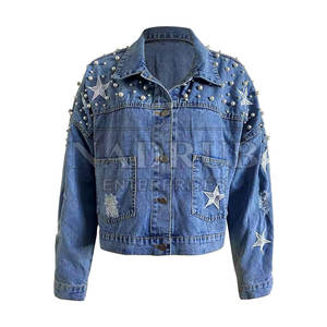 Custom Made Breathable Fashion <b>Rhinestone</b> <b>Jacket</b> For Women Long Sleeves Best Selling Women Fashion <b>Rhinestone</b> <b>Jacket</b> - Product Image 5