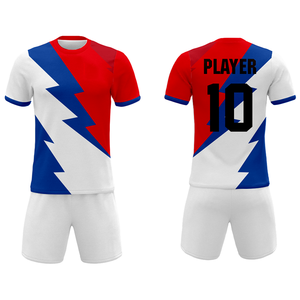 Maillot de football personnalisable à séchage rapide pour jeunes garçons filles entièrement imprimé par sublimation haut d'entraînement de football bon marché uniforme de vêtements de sport - Product Image 1