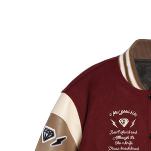 Chaquetas Varsity Nuevo Estilo Cuello Alto Todas las Tallas Colores Lana de Alta Calidad Antibacterianas para Hombre y Mujer - Product Image 5