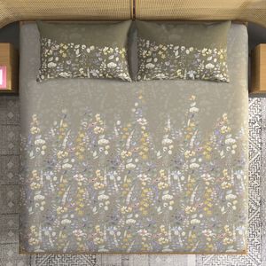 Everyday Premium 100% puro algodón King Size juego de sábanas 300TC Ultra suave y transpirable patrón sólido juegos de edredón grado de calidad - Product Image 1