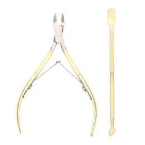 High Quality Stainless Steel Double-Sided <b>Nail</b> <b>Clipper</b> Scissors Art Spoon Pusher Dead Manicure Tool for Finger & Baby Care - Product Image 6