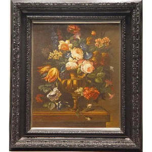 Peinture sur toile unique, peinture à l'huile espagnole, prête à être accrochée pour la décoration murale de la maison, 25 x 22 Abcp-26 - Product Image 1
