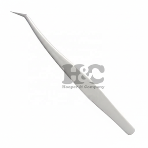 Pinzas de Precisión para Pestañas, Profesionales, de Acero Inoxidable, Anti-Magnéticas, Anti-Estáticas, con Punta Inclinada Rosa, Personalizables, Venta al Por Mayor - Product Image 2