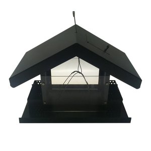 Ak Brass <b>Large</b> <b>Bird</b> Shape and Tray Hanging Multi Color Finishing Metal <b>Birds</b> <b>Feeder</b> - Product Image 2