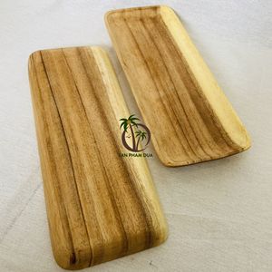 Assiette/plat en bois Saman Taille et design personnalisés de COCO-Eco Vietnam pour les ustensiles de cuisine et les voyages - Product Image 4