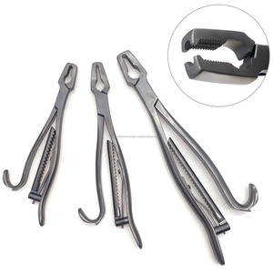 WORLD PRECISION SURGICAL Manual Mini Bone Plate Holding Forceps Orthopedic Surgical Instrument Stainless Steel Ratchet <b>Lock</b> - Product Image 4