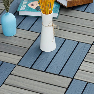 Custom OEM ODM WPC Composite <b>Deck</b> Tiles 300x300mm High Strength Commercial Outdoor Flooring Factory - Product Image 5