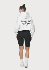 <b>Women's</b> Essential Winter Cropped <b>Hoodie</b> Custom 100% Cotton French Terry Top of High Quality Branded with Hooded Collar and logo - Product Image 2