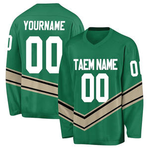 Factory Price Tenzo Intl 2026 Custom Sublimation Ice <b>Hockey</b> Jerseys Custom Logo Breathable Quick Dry Polyester Spandex OEM - Product Image 3