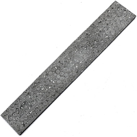 OEM Personnalisables Professionnels Faits à la Main en Acier Damas Billet Bar Carré Motif Carbone Laminé à Chaud DIY Couteaux de Coupe Industriels