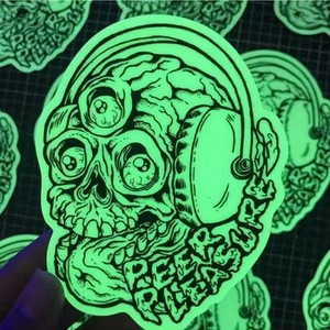 Pegatina fluorescente reflectante de visibilidad audaz personalizada, vinilo impermeable Premium para señalización de equipo de seguridad, estilo personalizado para - Product Image 4