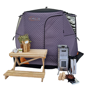 Paquete Combinado de Carpa Sauna, Diseño Hexagonal para las Cuatro Estaciones, Construcción de Triple Capa, Impermeabilización de 1500-2000 mm - Product Image 1