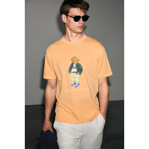GRIMELANGE YECLA เสื้อยืดคอกลมพิมพ์ลายผ้าฝ้าย 100% สำหรับผู้ชาย - Product Image 1