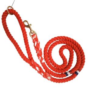 Handmade Pet Harness Leash Set 5ft Long <b>Dog</b> Leashes with Brass Hook Nylon Leather Slip Lead Best Pet Accessories for <b>Dogs</b> - Product Image 2